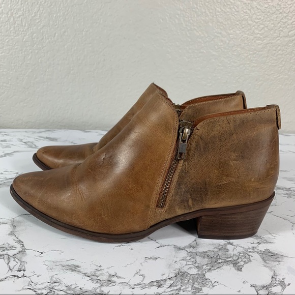 Steve Madden Ajay Brown Leather Ankle Bootie 10M - Picture 2 of 11